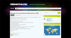 Desktop Screenshot of crishantha.com